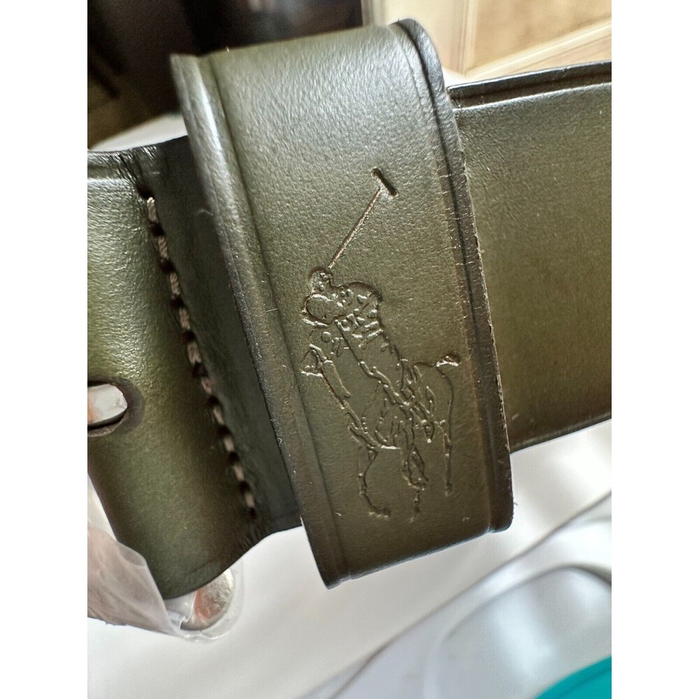 NWT Polo Ralph Lauren MEN'S BELT 34 36 40 SMOOTH GRAIN LEATHER  Buckle Belt